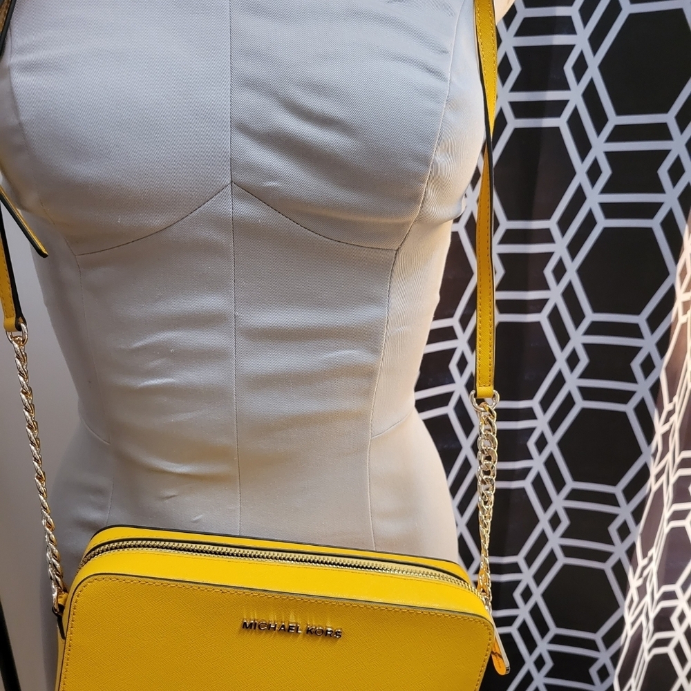 Michael Kors Vibrant Yellow Crossbody Bag